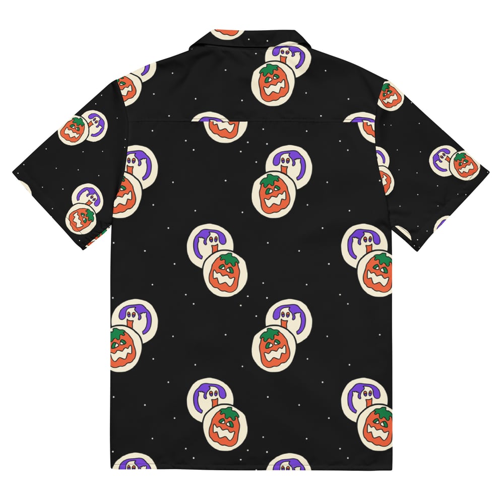 Image of Halloween Cookies button down shirt