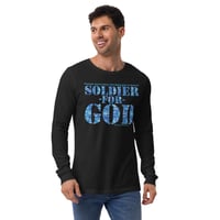 Image 1 of Soldier For God ICE Unisex Long Sleeve Tee