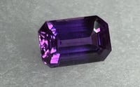 Image 12 of Heated Natural Tanzanite Purple pink, emerald cut, 6.75ct