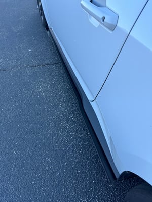 Image of 2024 Ford Mustang “V1” Side skirt extensions