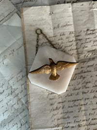 Image 1 of Très joli porte-rameau en onyx et bronze, époque Art Déco