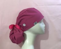 Image 2 of Scrubbed in His Grace – Ephesians 2:8 Satin-Lined Scrub Cap