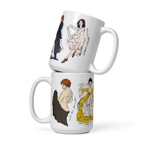 Image of Jamie & Claire Pin-up Mug