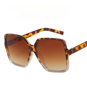 Image of Leopard print sunglasses