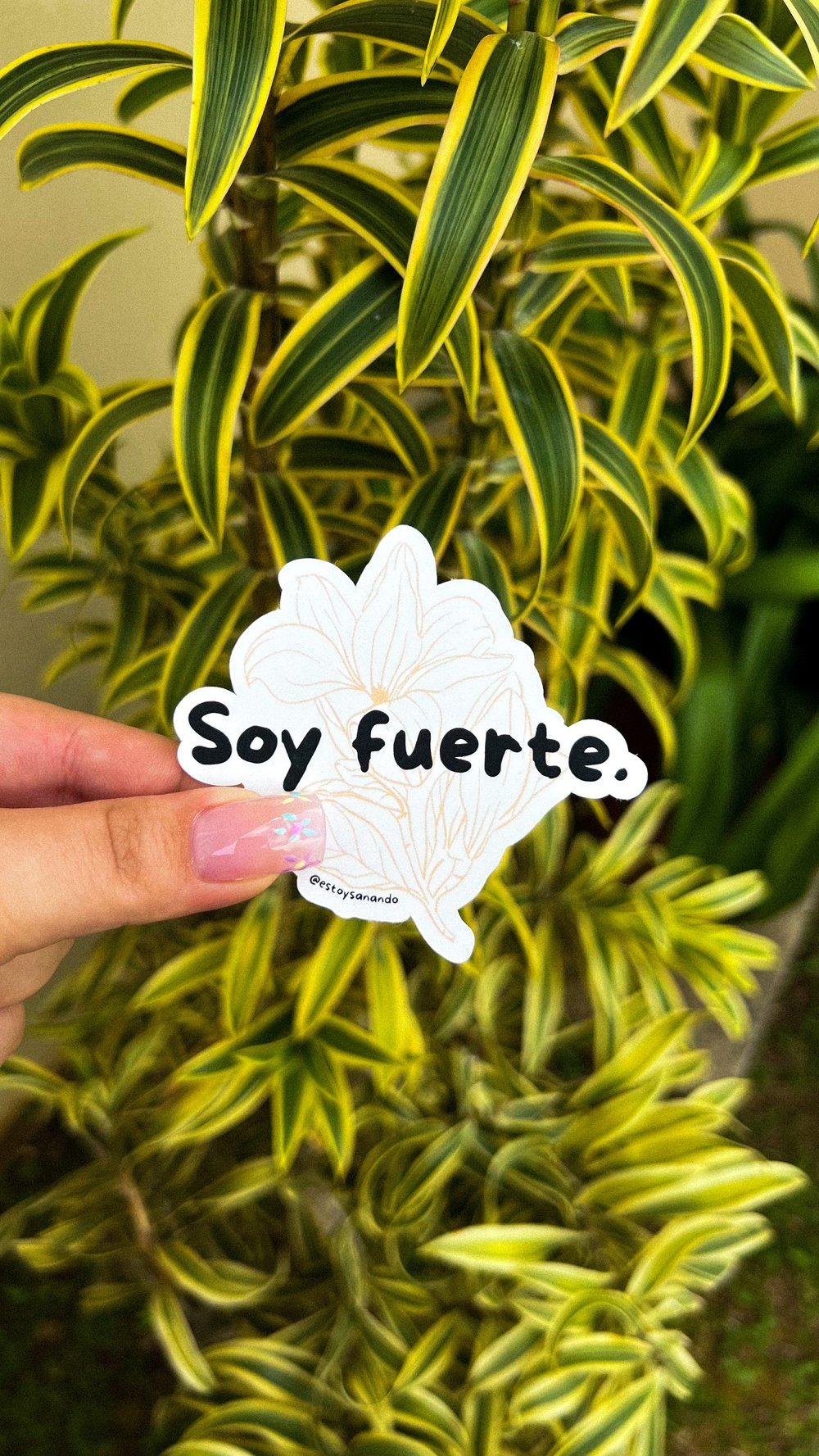 Soy Fuerte - Sticker