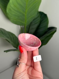 Image 10 of CHOOSE YOUR OWN PINK RHODONITE MINI BOWLS -PERU-