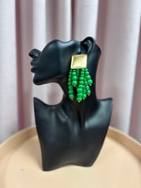 Image 2 of Beaded drop earrings 
