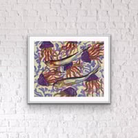 Image 5 of Sardines & Jellyfish Print