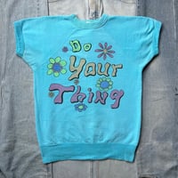 Image 1 of 60s Do Your Thing Sweatshirt Ringer Sz M