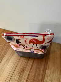 Image 5 of Fabric Zipper Pouch - Emu, Magpie, Kangaroo