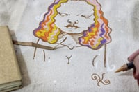 Image 4 of Handpainted Canvas Tote bag original design (DM for oders) 