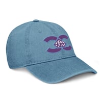 Image 2 of Denim Double C Apex Hat