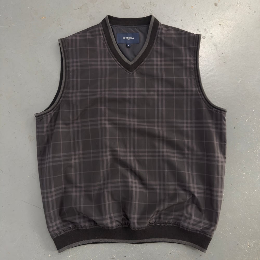 Image of Burberry Golf vest, size large