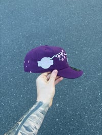 Image 2 of PINK BRIM DEEP VIOLET HOUSTON ASTROS CUSTOM FITTED CAP