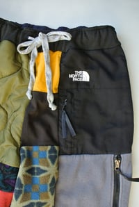 Image 2 of Upcycled Patchwork Sweatpants North Face M/L