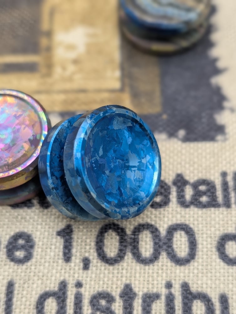 Preorder Custom Size Button in Crystallized Ti