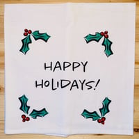 Image 1 of ‘Happy Holidays’ Towel
