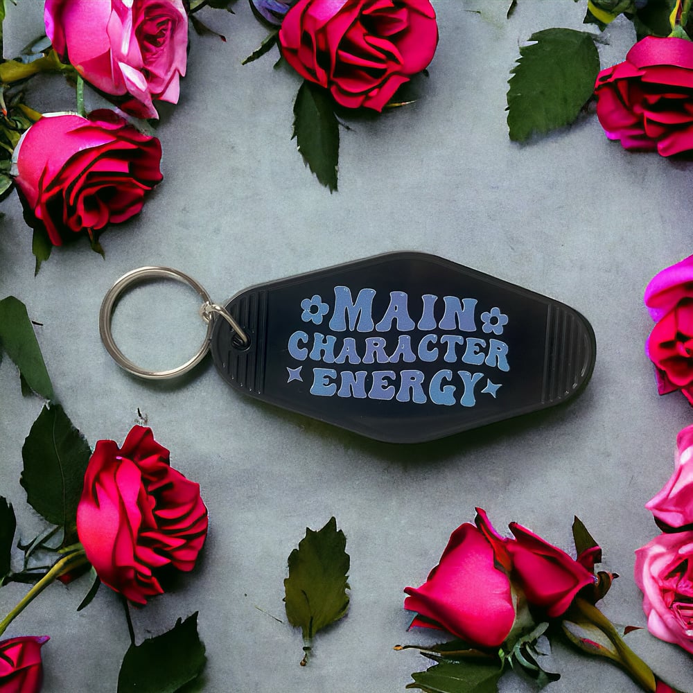 Image of Main Character Energy keychain