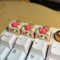 Image 5 of Strawbeary Biscoff Artisan Keycap