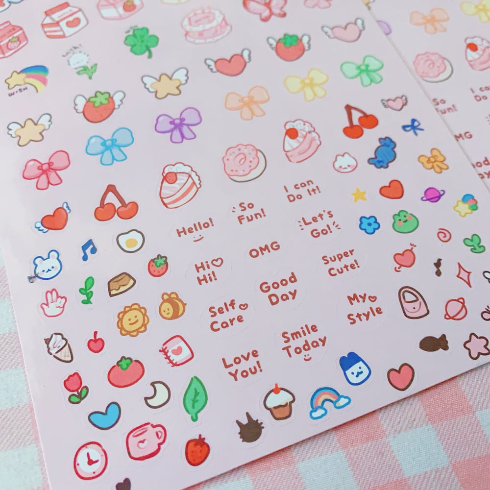 Image of 100+ Cute Day Deco Sticker Collection