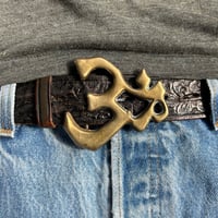 Image 1 of 70s “Porp” Om Belt Buckle 