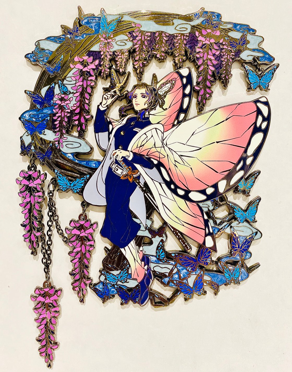 Image of Insect Pillar Enamel Pin [IN HANDS + PREORDER]
