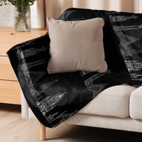 Image 3 of Gothic Spires Sherpa blanket