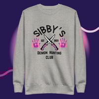 Image 2 of Sibby's demon hunting club Unisex Premium Sweatshirt