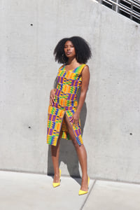 Image 4 of The Araba  dress- Kente 