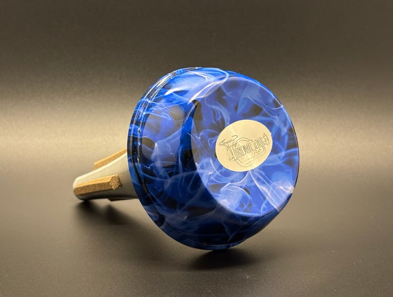 Image of DocOuflage Aluminum Straight - Blue Flames