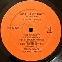 Trevor Sinclair - Why Fuss And Fight / Young Lady