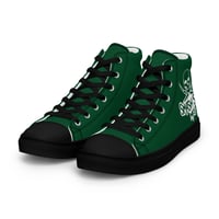 Image 7 of  Forest Green Black Flag High Tops