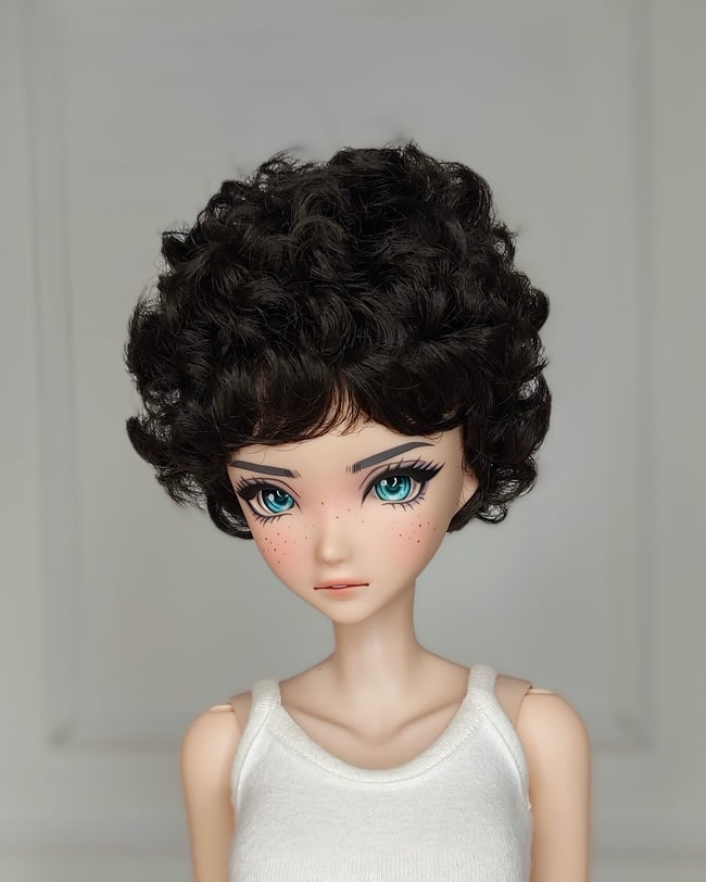 Natural Black Bubblecut