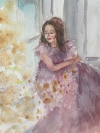 Image 3 of Custom watercolour portrait painting   A4