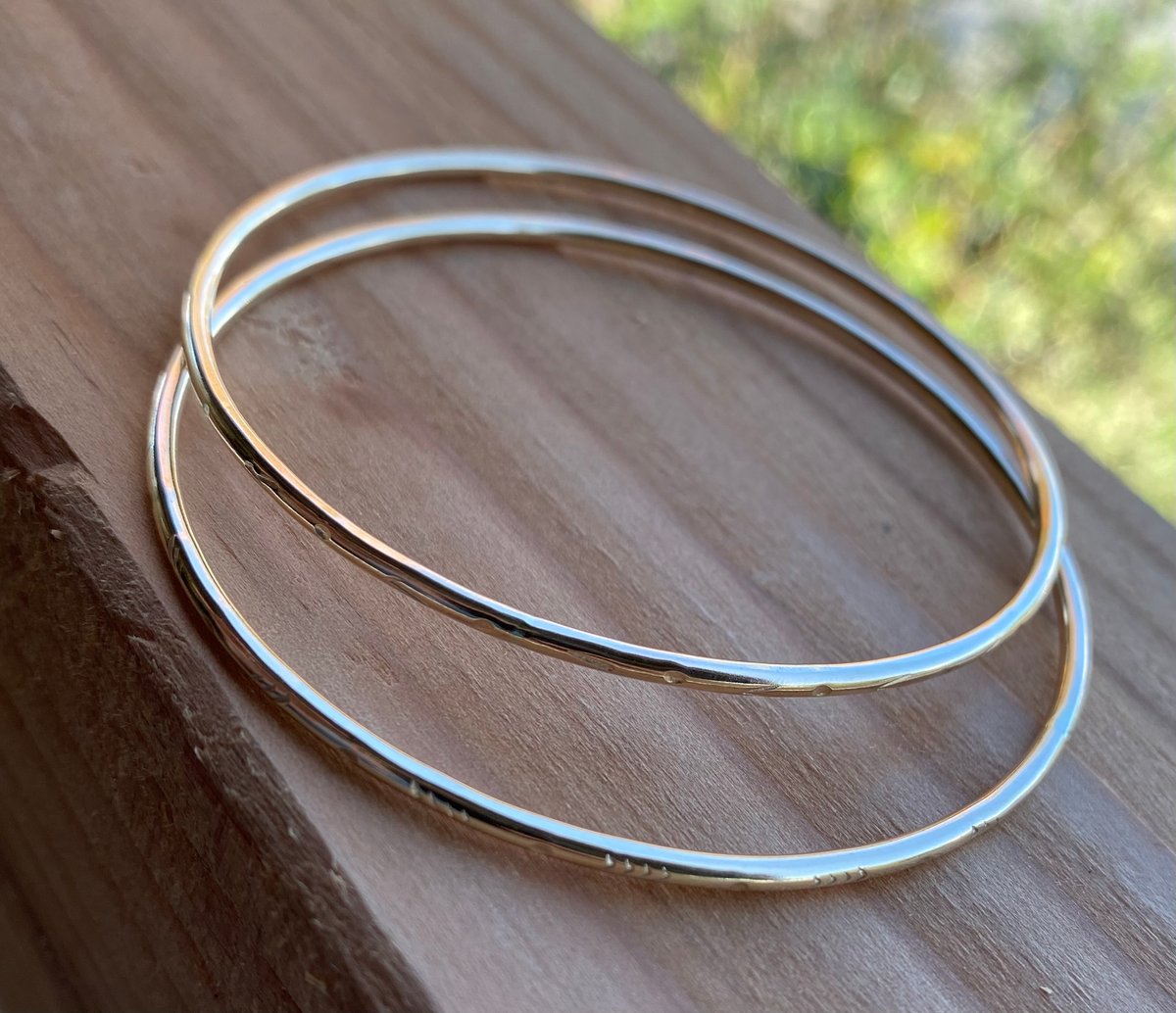 Image of Thick 14k Gold Filled Bangle 