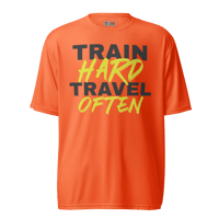 Image 3 of Train Hard Travel Often Unisex Performance Shirt