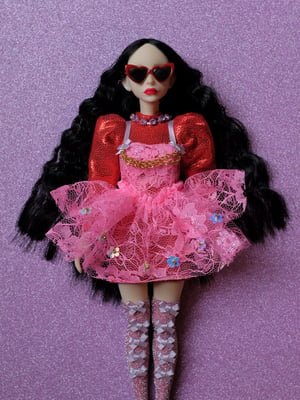 Image of Lounging LInda ~ Electric Dreams Set ~ Pink & Red ~ For Blythe & Cherry