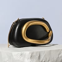 Image 22 of FOREVER MIYIN Women's Vintage Elegant Mini Handbag - Burgundy & Golden Luxury Purse with Magnetic Cl