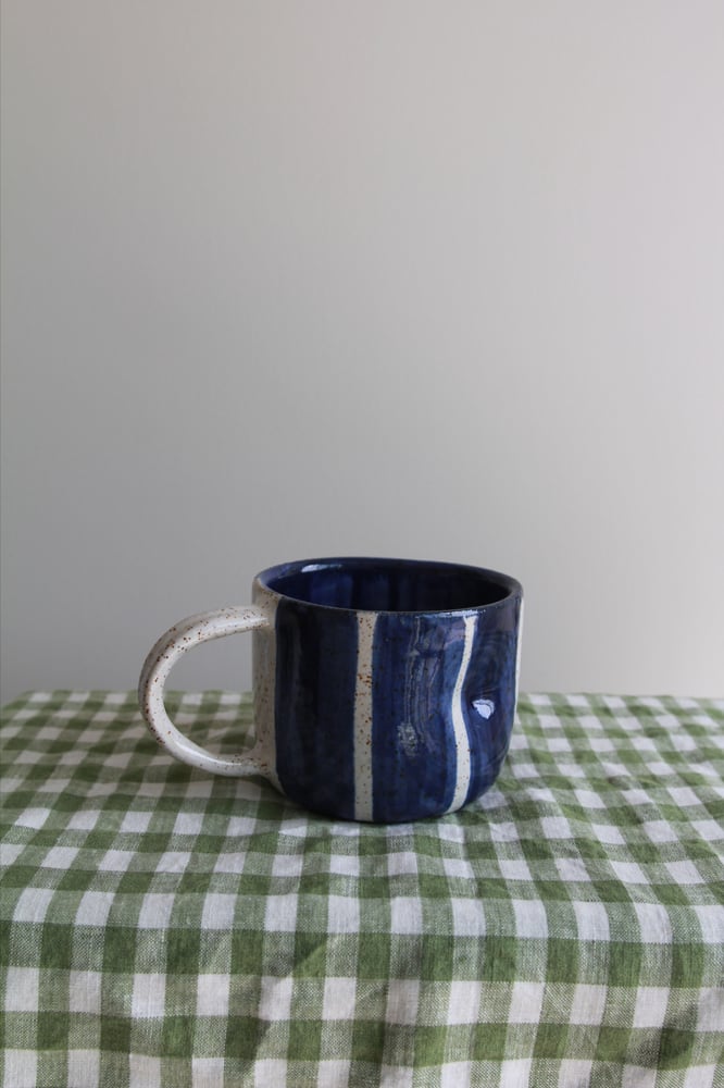 Image of Striped Mug - Midnight 