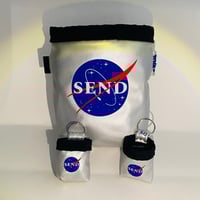 Image 3 of Send keychain_white