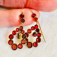 Image 4 of Georgian Garnet Earrings