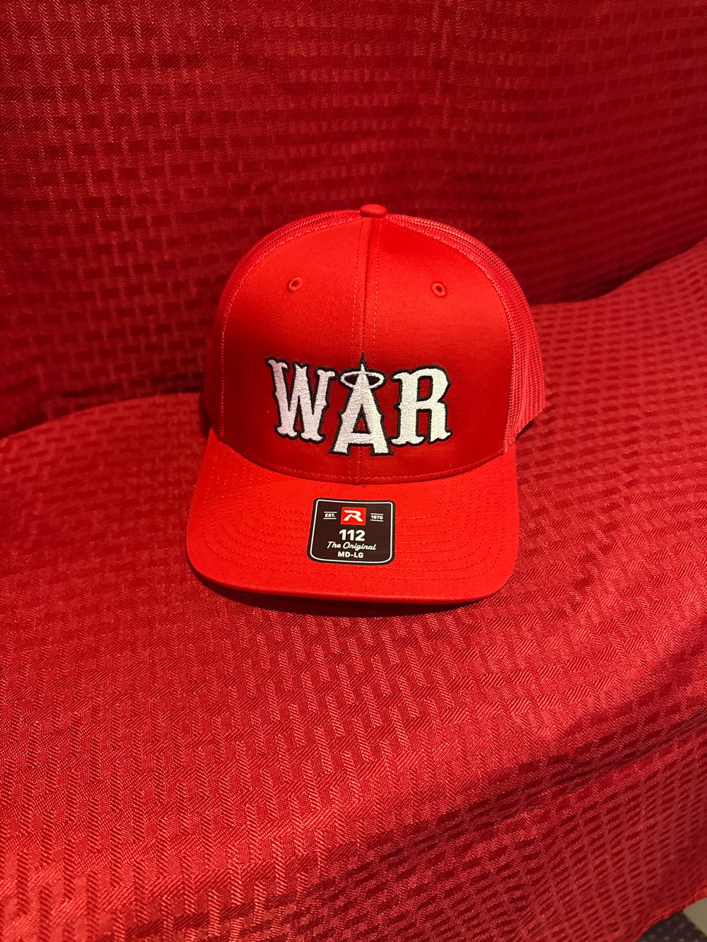 Snap Back Red War Hat