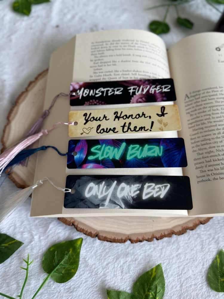 Image of Bookmarks with bookish sayings