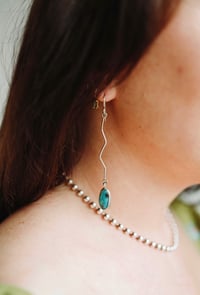 Image 3 of Kingman Turquise Ziggy Earrings 2
