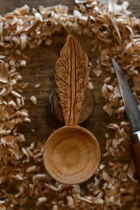Image 4 of Cherry leaf scoop. 