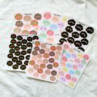 Image 1 of Puffy blob stickers