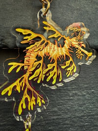 Image 5 of Leafy Sea Dragon Tassel Acrylic Keychain (Double Sided)