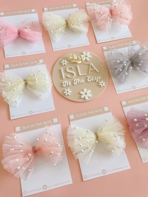 Image of Isla Tulle  Hair Bow 
