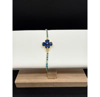Image 4 of Blue Flower Bracelet 
