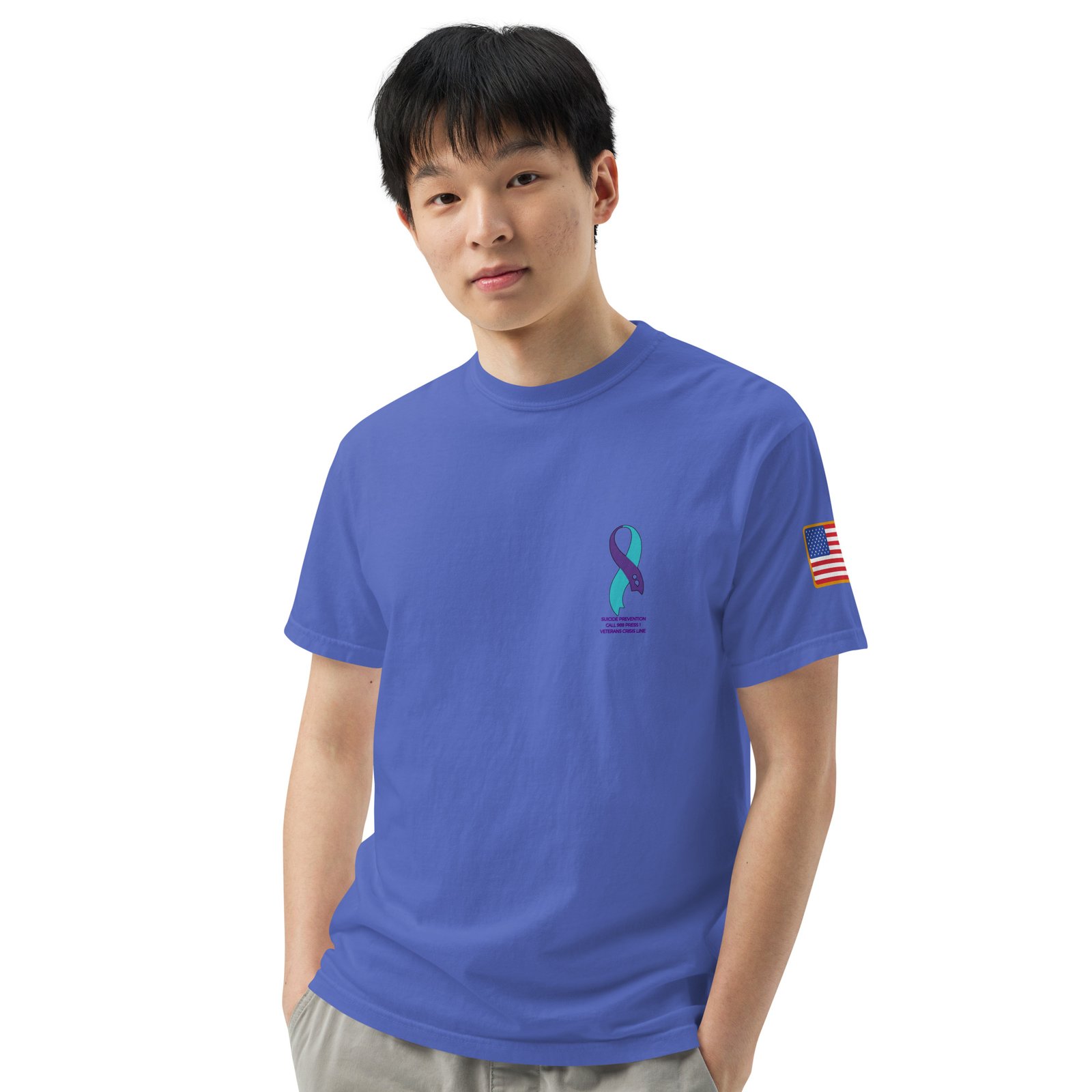 PTSD Unisex garment-dyed heavyweight t-shirt | Hellfish Haven